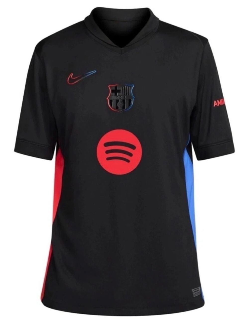 Nike Black Barcelona Soccer Jersey SZ M/L